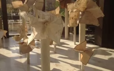 Даниела Тодорова, "Вълшебната гора", светлинна инсталация.
