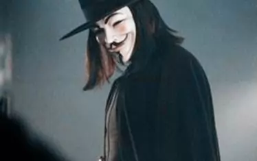 Костюмираният Гай Фокс, сувенир за климатичните терористи