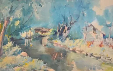 Павел Францалийски (1884–1956), "Пейзаж".
