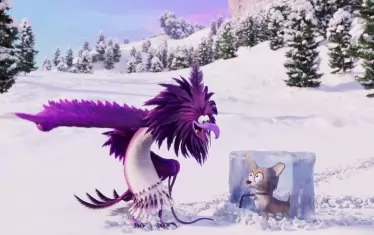 Не липсват алюзии с други успешни анимации, например "Ледена епоха".