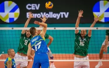 Волейболистите загубиха тежко от Словения на Евро`19
