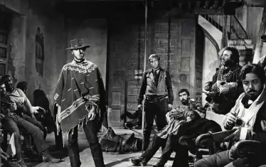 .. И като млад в "За няколко долара повече" (1965) на Серджо Леоне.