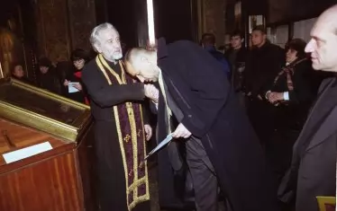 Снимката е от 2003 г. от полицейския период на актуалния премиер. Неговата показна връзка с Началника започна още тогава.