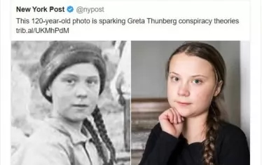 "Сто и двайсет годишната Грета" и днешната Грета разпалиха световното конспиративно творчество.