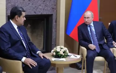  Руският президент Владимир Путин прие в Москва през септември Николас Мадуро и обяви, че той е "законна власт" във Венецуела.