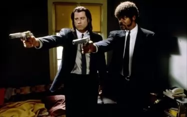  Ситуацията прилича на финална сцена от филм на Тарантино.