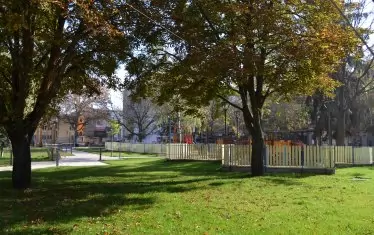 Зеленина, алеи, катерушки - старият кмет Георги Славов има с какво да се похвали в централната част на града.