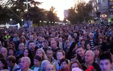 Предизборен митинг на Валентин Ревански.