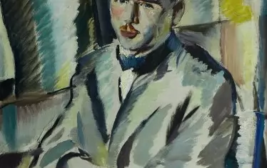  Дечко Узунов, "Прортрет на Иван Тутев", 1922, Софийска градска художествена галерия.