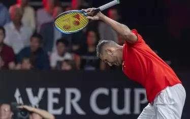 Ник Кириос непрестанно работи за имиджа си на лошото момче в тениса.