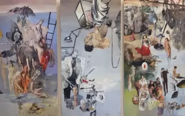 Картини от последната изложба на художника в галерия "Академия", 2014 г.