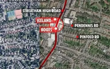  Мястото на инцидента