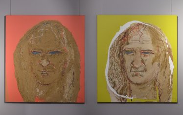 Свилен Блажев, „Нанкиса“, 95/90см., сух пастел, акрил/хартия
Свилен Блажев, „Нанкиса“, 95/90см., см. т-ка/пл.
„Нанкиса е птица - Голяма, Свободна, Мощна и Силна. Навярно вечно в полет!“