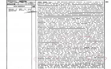  Документът за апортирането на къщата във фирма Numin Invest S.L
