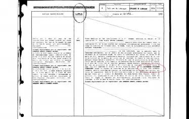  Документът, удоставеряващ покупката на къщата в Барселона от Александър Чаушев и съпругата му