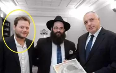 Бойко Борисов с Гал Барак, по-известен като Вълкът от София, издирван от Австрия и Германия за измами и пране на пари