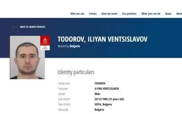 Илиян Тодоров, осъден за 2 убийства, е един от 46, търсени от България, на сайта на Интерпол.
