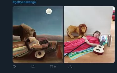 Анри Русо, “Спящата циганка”