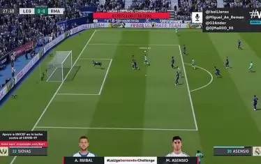 Във финала на електронната версия на Ла Лига "Реал" (Мадрид) победи "Леганес" с 4:2.