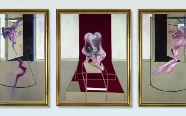  Франсис Бейкън „Триптих, вдъхновен от  „Орестия“ на Есхил“, 1981 г. (над $60 млн.)