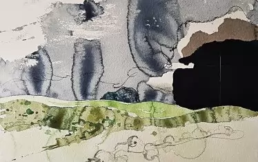  Милко Божков, "Антекера" - акварел в/у хартия