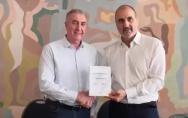 С Огнян Ценков.