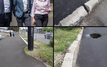 Пореден ремонт в София е извършен некачествено