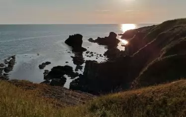 Бетонът наближава една от най-красивите местности на юг - Корабите.

