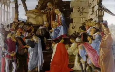  “Поклонението на влъхвите” (1475 г.), Сандро Ботичели, галерия Уфици