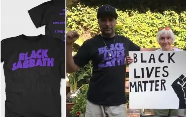  Оригиналната тениска Black Sabbath Master Of Reality и снимката на Том Морело с 96-годишната му майка в Инстаграм. 