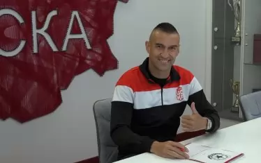 При подписването на договор с "ЦСКА 1948".