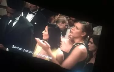 Мария Шарапова в кадър от "Осморката на Оушън".