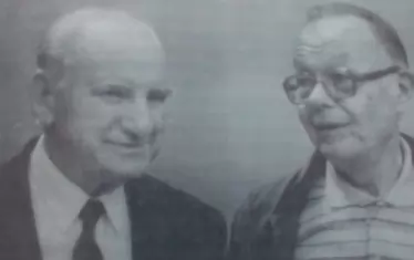 Божидар Такев (вляво) и Кирил Семов - две от най-големите имена в българския баскетбол.