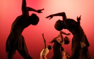 Дори Африка е преди Източна Европа в съвременните изпълнителски изкуства. На снимката: кадър от платформата за съвременна хореография и танц "Танцов чадър" в ЮАР, която се развива успешно вече 25 г.