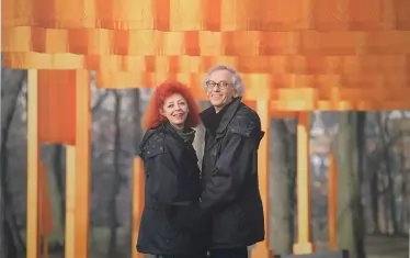  Кристо и Жан-Клод през 2005 г. в Ню Йорк. 