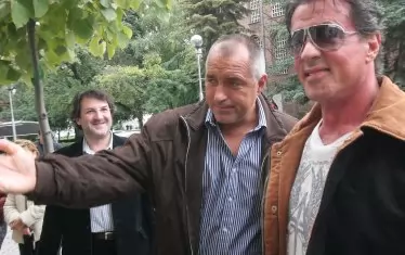 Борисов е на "ти" с юношеския си идол Сталоун още от времето, когато бе само кмет на София (2008 г.).