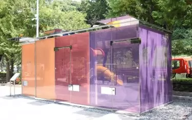  … и в мини парка Йойоги Фукамачи. 