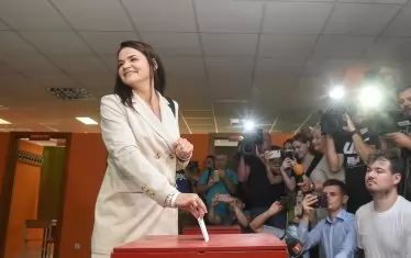  Светлана Тихановска се смята за победител на президентските избори, чиито резултати според нея са фалшифицирани в  полза на президента Александър Лукашенко.