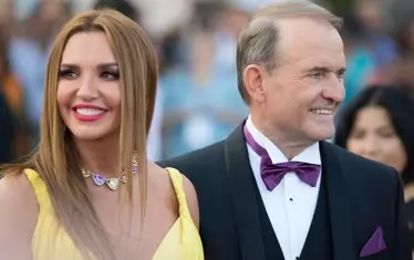 Виктор Медведчук (66 г.) и съпругата му Оксана Марченко (47 г.)