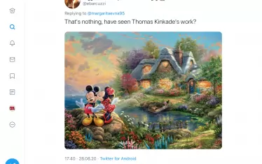  Картина на Томас Кинкейд. 