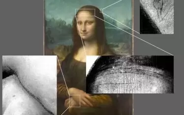 Сканирането на „Мона Лиза“ на Леонардо да Винчи разкрива скрити тайни, включително използването на техниката spolvero.
