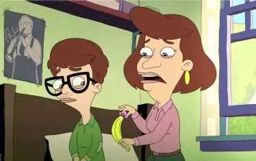 Кадър от Big Mouth, анимационна поредица за възрастни, която според някои зрители също пропагандира педофилията.