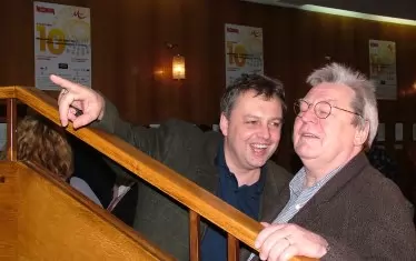 С големия английски режисьор Алън Паркър, починал на 31 юли т.г.