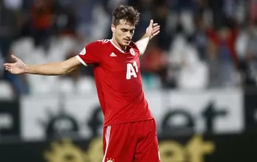 Грешникът в тима на "ЦСКА-София" Юрген Матей.