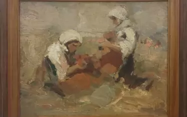  Никола Маринов, „Две селянки в полето“, 20-те години 