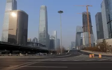 25 януари 2020 г. - Пекин е пуст навръх китайската нова година.