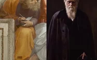 Анаксимандър от Милет описва теория на еволюцията, много подобна на тази на Чарлз Дарвин.