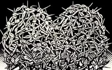 Плакат на един от най-популярните български филми - "Всичко е любов" от 1979 г., когато портретите със заводи и тръби все още се създаваха по поръчка на Живков.