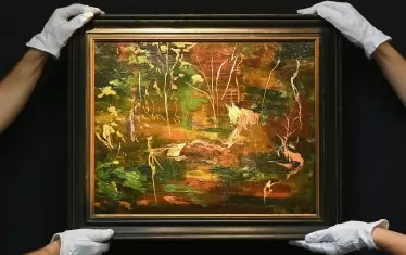  Последната картина на Уинстън Чърчил. 