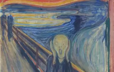  Едвард Мунк, „Викът“, 1893 г. 